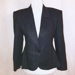 Vintage Gilmor Peplum Wool Blazer Jacket
